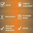 Tela Mosquiteira Magnética 90x90 Branca Grafite