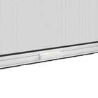 Tela Mosquiteira Retrátil Manual de Alumínio Branco e Fibra de Vidro Preta 100x100cm Standard Artens