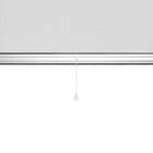 Tela Mosquiteira Retrátil Manual de Alumínio Branco e Fibra de Vidro Preta 120x120cm Standard Artens
