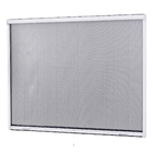 Tela Mosquiteira Retrátil Manual de Alumínio Branco e Fibra de Vidro Preta 125X160cm Standard Artens