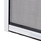 Tela Mosquiteira Retrátil Manual de Alumínio Branco e Fibra de Vidro Preta 230x120cm Standard Artens
