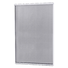 Tela Mosquiteira Retrátil Manual de Alumínio Branco e Fibra de Vidro Preta 230x120cm Standard Artens