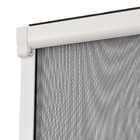 Tela Mosquiteira Retrátil Manual de Alumínio Branco e Fibra de Vidro Preta 230x180cm Excellent Artens