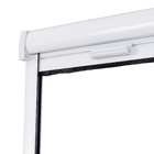 Tela Mosquiteira Retrátil Manual de Alumínio Branco e Fibra de Vidro Preta 230x180cm Standard Artens