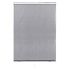 Tela Mosquiteira Retrátil Manual de Alumínio Branco e Fibra de Vidro Preta 230x180cm Standard Artens