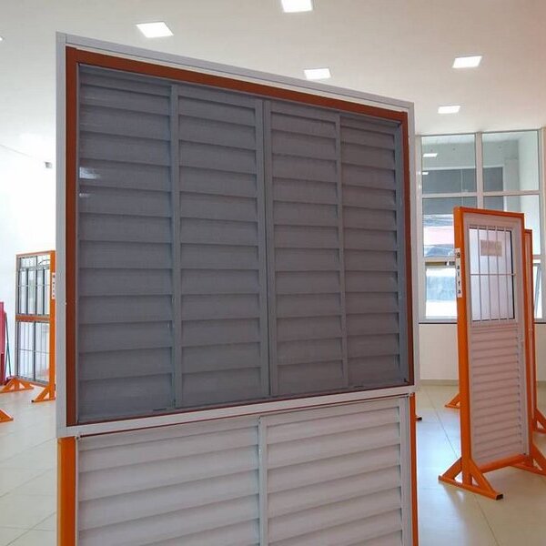 Tela Mosquiteiro De Sobrepor - Alumínio Branco 0,50 X 0,50m