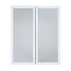 Tela Mosquiteiro Em Alumínio 100 X 120 Cm 4-6 Folhas Branco B