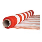 Tela Para Sinalização De Obra - 1 20 X 50 Metros - Laranja E