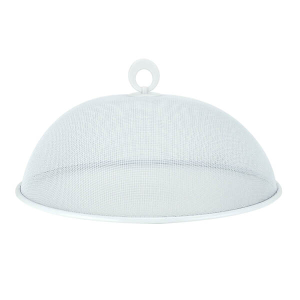 Tela Protetora Para Alimentos De Metal Revestido Branco 30cm