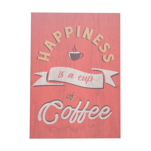 Tela Quadro Happiness Coffee Decoração Cantinho Café