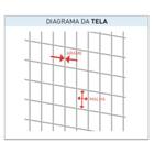 Tela Soldada Tag Malha 5x10cm Fio 1,90mm Rl 25x1,5m