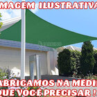 Tela Sombra Toldo Sombreamento Verde 95% 2 X 4 Bainha Ilhos