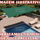 Tela Sombra Toldo Sombreamento Verde 95% 3 X 4 Bainha Ilhos