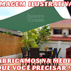 Tela Sombra Toldo Sombreamento Verde 95% 6 X 4 Bainha Ilhos