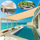 Tela Sombreamento Cobertura Garagem 3x3 Quadrada Areia