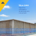 Tela Tapume Giro Proteção Azul 1,20m X 100,00m