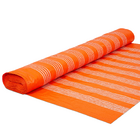 Tela Tapume Pesada Guarda-Corpo Laranja 1,20m X 100,00m