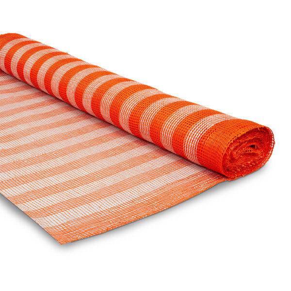 Tela Tapume Sinalização Cerquite Laranja 1,20m X 100,00m