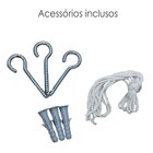 Tela Toldo Sombreamento Cobertura Cinza 3,6mt Kit Instalação