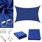 Tela Toldo Sombreamento Shade 4x3mts + Kit Instal. Cor Azul