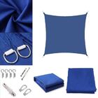 Tela Toldo Sombreamento Shade 4x4mts + Kit Instal. Cor Azul