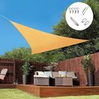 Tela Toldo Sombreamento Shade 4x4x5,6m+kit Instal. Cor Cinza