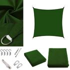 Tela Toldo Sombreamento Shade 5x5mts + Kit Instal. Cor Verde