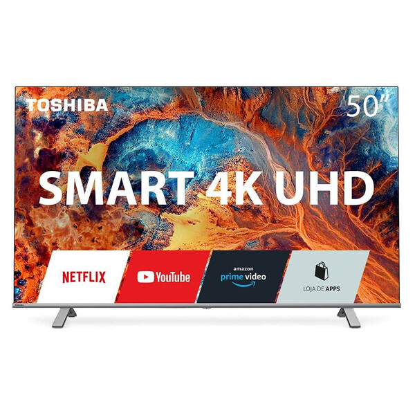 Tela Toshiba Tb004 50 Polegadas 4k Smart Hdr Hdmi Usb