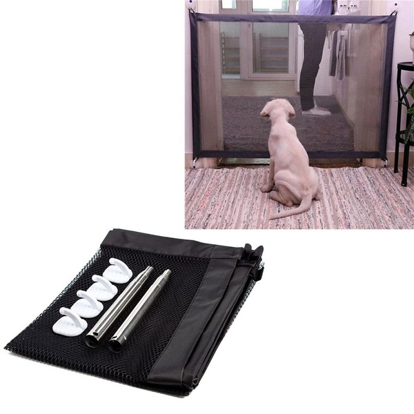 Telas Grade Porta Para Cachorro Kit 2 Pet Caes Bebe Gato Cria