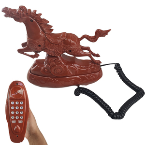 Foto de Telefone Cavalo Fixo Estatueta Mesa Vintage Decoraçao Colecio