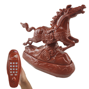 Foto de Telefone Cavalo Fixo Mesa Retro Estatueta Vintage Enfeite Col