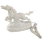 Telefone Cavalo Mesa Fixo Vintage Estatueta Retro Decoraçao C
