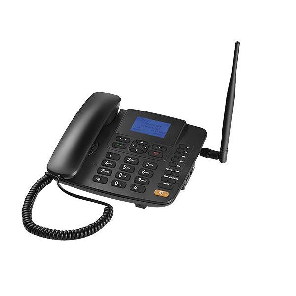Telefone Celular Rural Fixo De Mesa Quadriband Dual Chip Mult