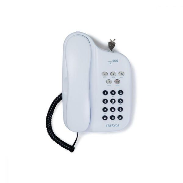 Telefone Com Chave Tc 500 Branco Intelbras
