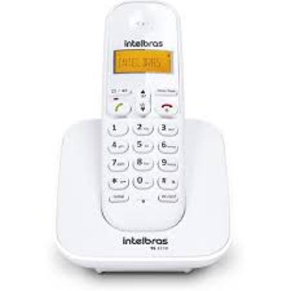 Telefone Digital Sem Fio Com Display Ts 3110 Branco Com Ident