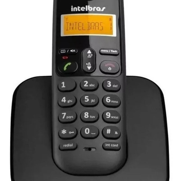 Telefone Digital Sem Fio Com Display Ts 3110 Preto Com Identi