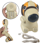 Telefone Fixo Mesa Cachorrinho Vintage Decoraçao Enfeite Tele