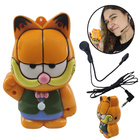 Telefone Mesa Gato C Headset Microfone Flexivel Decoraçao Enf