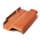 Telha Cerâmica 40x23x5cm Romana Impermeabilizada Vermelha Safira