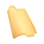 Telha Cerâmica 42,1x25,5cm Mediterrânea Terracota Marfim Hidrofugada Top Telha