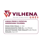 TELHA CERAMICA ESMALTADA 1,10X1,10 CZ