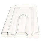 Telha Claraboia Francesa Policarbonato Transparente 11 Peças