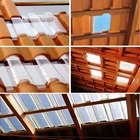 Telha Claraboia Romana Policarbonato Transparente 3 Peças