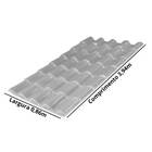 TELHA COLONIAL PVC 3,94X0,86 CINZA