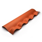 Telha Cumeeira de PVC Colonial Central Articulada Superior Cerâmica Precon