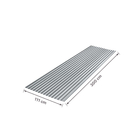 Telha de Aço Galvanizado Ondulada 111x300cm 0,43mm Cinza Calha Forte