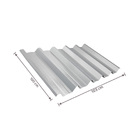 Telha de Ao Galvanizado Trapezoidal 100x103cm 4mm Cinza Aomix