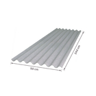 Telha de Fibrocimento Ondulada 50x244cm 4mm Cinza Confibra