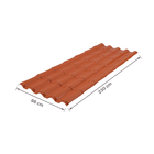 Telha de PVC Colonial 86x230cm 2mm Cerâmica Permatti