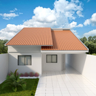 Telha de PVC Colonial Cerâmica 5,25mx86cm Permatti